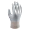 Showa Coated Gloves, Gray/White, XL, PR AO520 XL/9