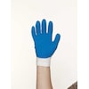 Mcr Safety Latex Coated Gloves, Palm Coverage, Black/Gray, S, PR 9688VS