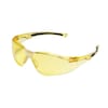 Honeywell Uvex Safety Glasses, Wraparound Amber Polycarbonate Lens, Scratch-Resistant A802