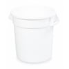 Rubbermaid Commercial 10 gal. Round Trash Can, White, None, LLDPE FG261000WHT