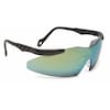 Smith & Wesson Safety Glasses, Wraparound Gold Mirror Polycarbonate Lens, Scratch-Resistant 19940