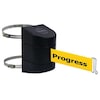 Tensabarrier Belt Barrier, Black, Belt Color Yellow 897-15-C-33-NO-YCX-A