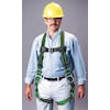 Honeywell Miller Full Body Harness, Vest Style, L/XL, Polyester, Green E650-58/UGN