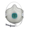 Moldex N100 Disposable Respirator w/ Valve, M/L, White, PK5 2730N100