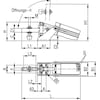 De-Sta-Co Pneumatic Clamp, 375 Lb 807-U