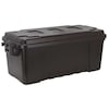 Plano Storage Trunk, Black, Plastic, 14 1/4 in L, 30 in W, 12 3/4 in H, 3.2 cu ft Volume Capacity PLA17BL