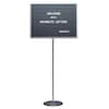 Quartet Pedestal Letter Board 24"x 18" 7921M