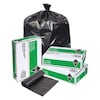 Tough Guy 55 Gal Recycled Material Trash Bags, 36 in x 58 in, Super Heavy-Duty, 2 mil, Black, 50 Pack 31DK61