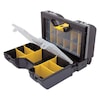 Stanley Tool Organizer, Plastic, Black/Yellow, 17 in W x 9 in D x 12 in H STST17700