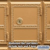 Salsbury Industries Americana Mailbox, Brass, Powder Coated, 30 Doors, Recessed, Front Loading 2130FL
