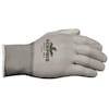 Mcr Safety Polyurethane Coated Gloves, Palm Coverage, Gray, M, PR 9666M