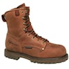 Carolina Shoe Wrk Boots, Mens, 8.5, E, Lace Up, 8inH, Brn, PR CA9528