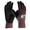Pip Coated Gloves, XL, Purple/Black, PR 56-425/XL