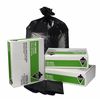 Tough Guy 33 Gal Recycled Material Trash Bags, 32 in x 39 in, Contractor, 3 mil, Black, 50 Pack 38EU82