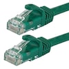 Monoprice Ethernet Cable, Cat 6, Green, 1 ft. 9846