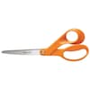 Fiskars Scissors, 8 In L, Orange, Ambidextrous 194510-1045