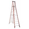 Louisville 14 ft 0.25 ft Fiberglass Platform Stepladder FXP1812HD