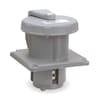 Hubbell Pin and Sleeve Inlet, 100A, 125/250V, Gray M4100B12R