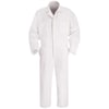 Red Kap Coverall, Chest 54In., White CT10WH RG 54