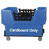 Zoro Select Matl Handling Cart, Cardboard Only, Green N1017261-GREEN-CARDBOARD