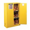 Justrite Sure-Grip EX Flammable Safety Cabinet, 90 gal., Yellow 899020