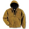Carhartt Men's Brown Cotton Duck Jacket size L J130-211 LRG REG