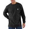Carhartt Long Sleeve T-Shirt, Black, 2XL K126-BLK XXL REG