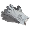 Showa Natural Rubber Latex Coated Gloves, Palm Coverage, Gray, XL, PR 451XL-10