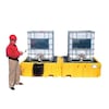 Ultratech IBC Containment Unit, 535 gal Spill Capacity, 8000 lb., Polyethylene 1143