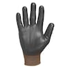 Condor Natural Rubber Latex Coated Gloves, Palm Coverage, Black/Green, L, PR 4NMP2