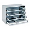 Durham Mfg Sliding Drawer Cabinet Frame W/ 4 Drawers, 20 in W x 15 3/4 in D x 15 in H 303-95