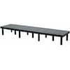 Structural Plastics Dunnage Rack, 1400 lb., HDPE, 96 W x 24 D D9624