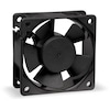 Dayton Axial Fan, Square, 12VDC, - Phase, 19.3 cfm, 2-3/8" W. 6KD67