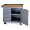 Tennsco Workbench Cabinet Shelf, 3/4x21x23 In, Gry MBS-2124