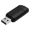 Verbatim PinStripe USB 2.0 Drive, 32GB, Black 49064