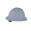 3M Full Brim Hard Hat, Type 1, Class E, Ratchet (4-Point), Gray H-808R-UV