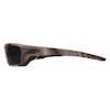 Edge Eyewear Polarized Safety Glasses, Traditional Smoke Polycarbonate Lens, Scratch-Resistant TSR216CF