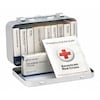 Zoro Select First Aid Kit, Metal, 10 Person 55068