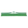 Tough Guy 23 13/32 in Sweep Face Broom Head, Stiff, Synthetic, Green 48LZ21