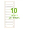 Avery Avery® Easy Align® Self-Laminating ID Labels, 00757, 1-1/32" x 3-1/2", Pack of 250 7278200757