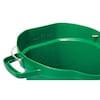 Vikan 5 1/4 gal Round Hygienic Bucket, 15 in H, 14 1/8 in Dia, Green, Polypropylene/Stainless Steel 56922