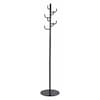 Safco Coat Rack, Black, 69" H, Stand Alone 4241BL