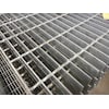Zoro Select Bar Grating, Smooth, 24 in L, 24 in W, 1.0 in H, Galvanized Steel Finish 22188S100-B2