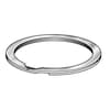Zoro Select External Retaining Ring, 18-8 Stainless Steel Plain Finish, 3/8 in Shaft Dia, 10 PK WSM-37-S02