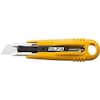 Olfa 5-3/4 in. L. Self-Retracting Safety Knife, Rounded Safety Blade, ABS SK-4