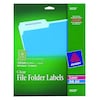 Avery Avery® Clear File Folder Labels for Laser and Inkjet Printers 5029, 2/3" x 3-7/16", Pack of 450 7278205029