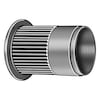 Zoro Select Rivet Nut, M8-1.25 Thread Size, 0.685 in Flange Dia., 0.68 in L, Steel, 25 PK M69135.080.0150