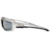 Edge Eyewear Safety Glasses, Wraparound Silver Mirror Polycarbonate Lens, Scratch-Resistant SK117
