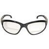 Edge Eyewear Safety Glasses, Wraparound Clear Polycarbonate Lens, Scratch-Resistant SW111AR