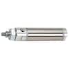 Speedaire Air Cylinder, 3/4 in Bore, 12 in Stroke, Round Body Double Acting NCDMB075-1200